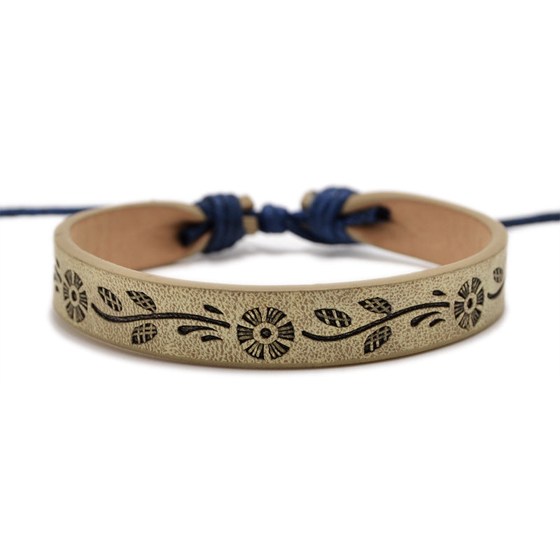 Printed PU Leather Bracelet