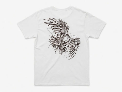 Eagle with raised Logo