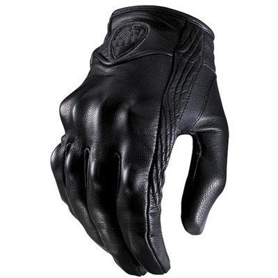 Touchscreen Leather Motorcycle Gloves
