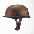 Handcrafted Leather Motorcycle Cap