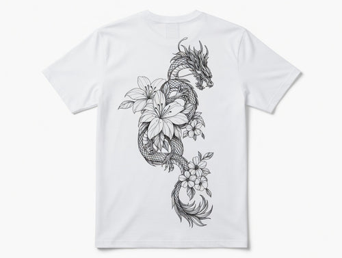 Dragon with raised Logo